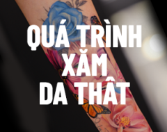 Xăm hình trên da thật