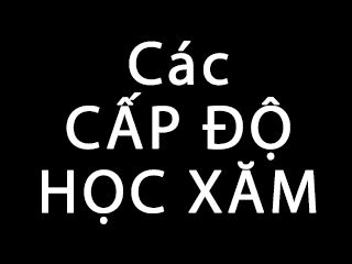 CÁC CẤP ĐỘ HỌC XĂM ONLINE, HƯỚNG DẪN HỌC XĂM ONLINE VỚI LỘ TRÌNH HIỆU QUẢ.