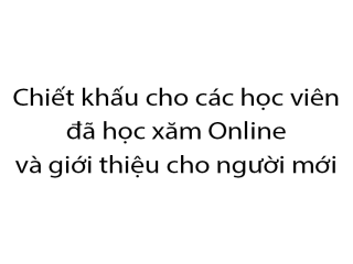 CHIẾT KHẤU CHO HỌC VIÊN KHI GIỚI THIỆU MUA KHOÁ HỌC XĂM ONLINE TỪ TATTOO CHAMPIONS