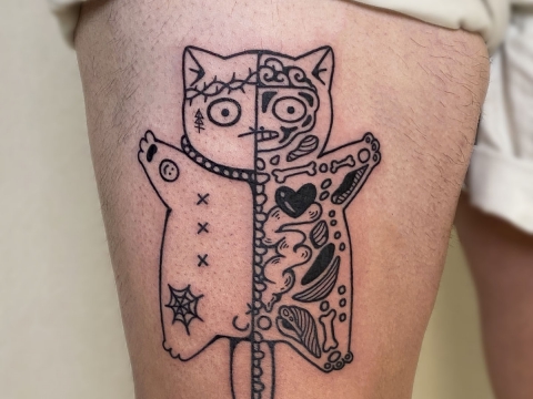 HÌNH XĂM BLACKWORK 