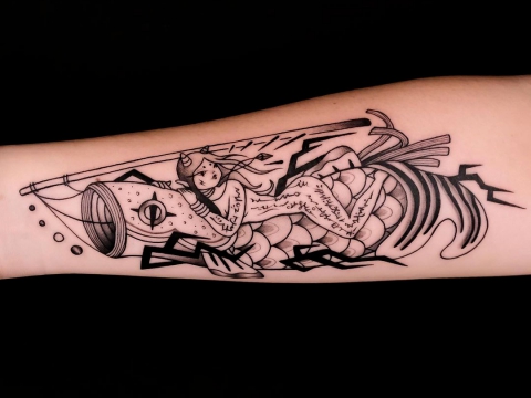 HÌNH XĂM BLACKWORK 