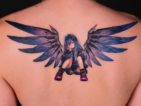 HÌNH XĂM TẢ THỰC MÀU