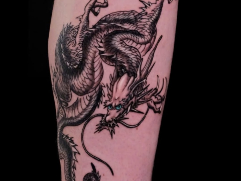 HÌNH XĂM BLACKWORK 