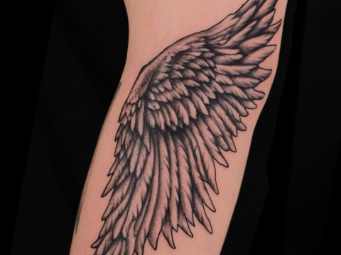 HÌNH XĂM TẢ THỰC TRẮNG ĐEN 