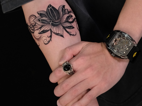 HÌNH XĂM BLACKWORK 