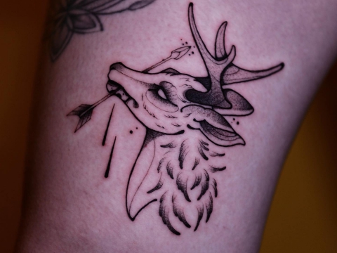 HÌNH XĂM BLACKWORK 