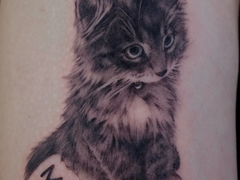 HÌNH XĂM TẢ THỰC TRẮNG ĐEN 