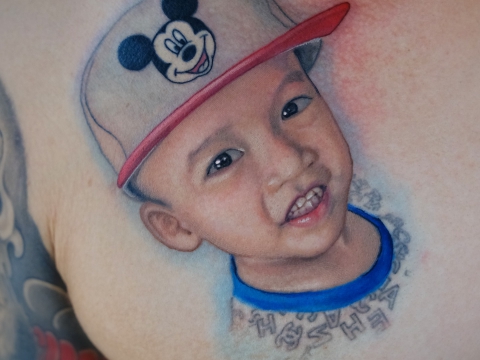 HÌNH XĂM TẢ THỰC MÀU