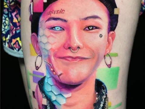 HÌNH XĂM TẢ THỰC MÀU