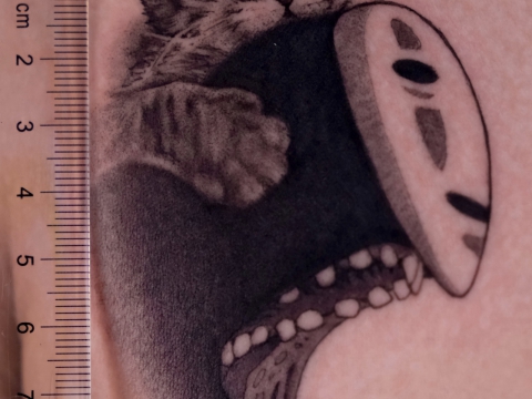 HÌNH XĂM TẢ THỰC TRẮNG ĐEN 