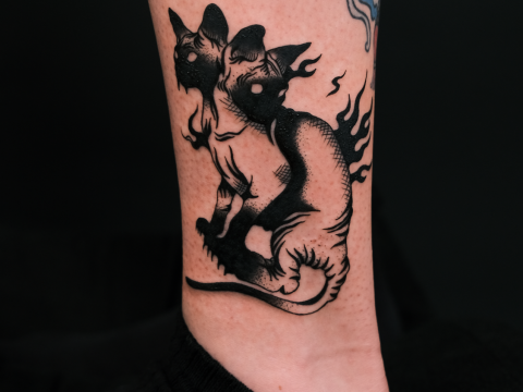 HÌNH XĂM BLACKWORK 