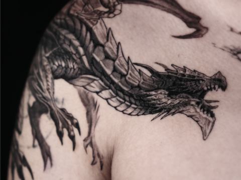 HÌNH XĂM BLACKWORK 