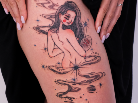 HÌNH XĂM BLACKWORK 