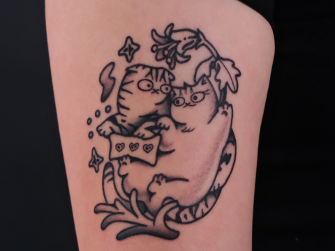 HÌNH XĂM BLACKWORK 