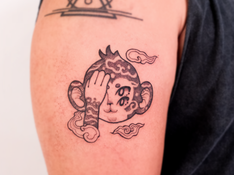 HÌNH XĂM BLACKWORK 