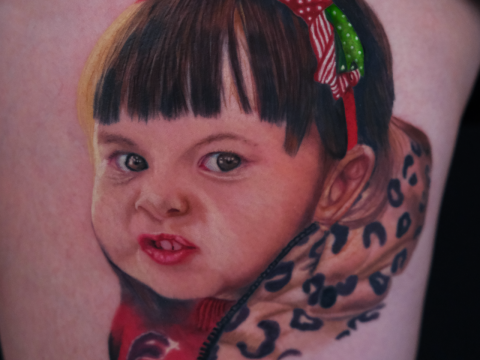 HÌNH XĂM TẢ THỰC MÀU