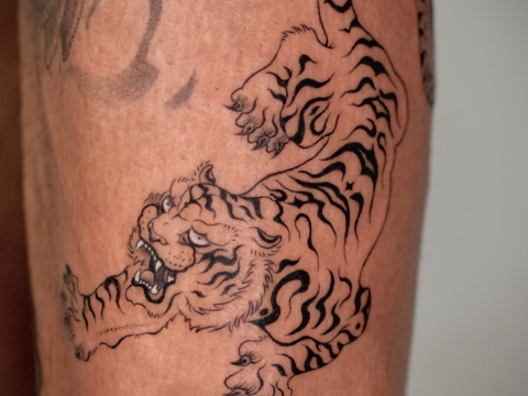 HÌNH XĂM BLACKWORK 