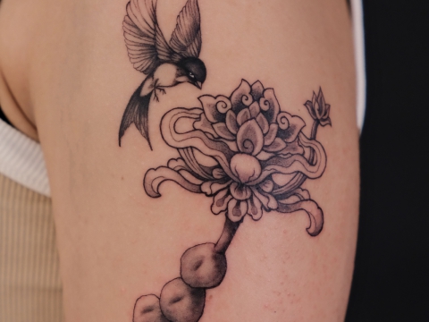 HÌNH XĂM BLACKWORK 