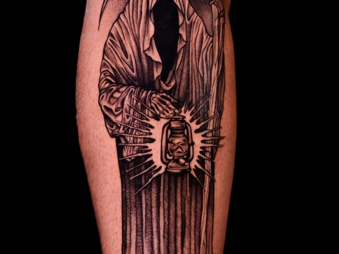 HÌNH XĂM BLACKWORK 