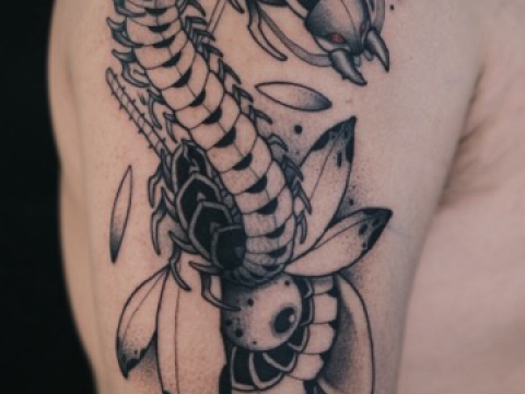 HÌNH XĂM BLACKWORK 