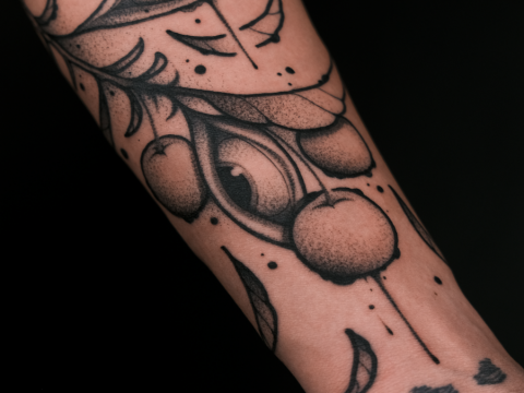 HÌNH XĂM BLACKWORK 