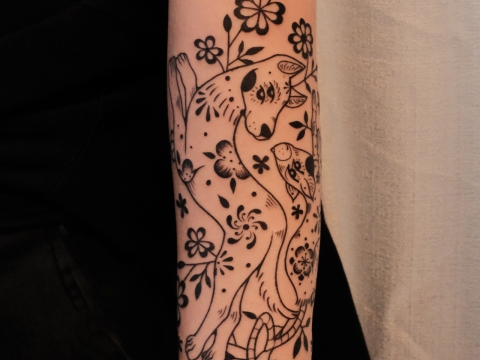 HÌNH XĂM BLACKWORK 