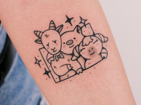 HÌNH XĂM BLACKWORK 