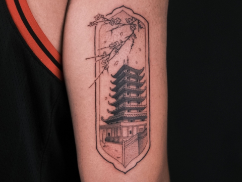 HÌNH XĂM BLACKWORK 