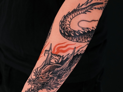 HÌNH XĂM BLACKWORK 