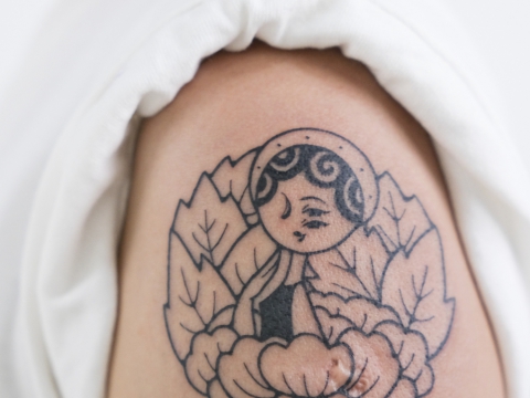 HÌNH XĂM BLACKWORK 