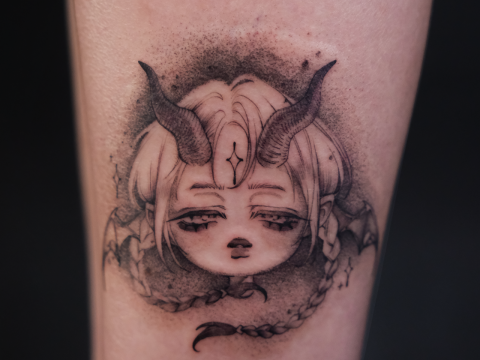 HÌNH XĂM BLACKWORK 