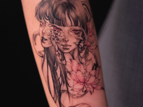 HÌNH XĂM BLACKWORK 