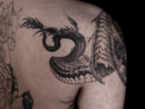 HÌNH XĂM BLACKWORK 